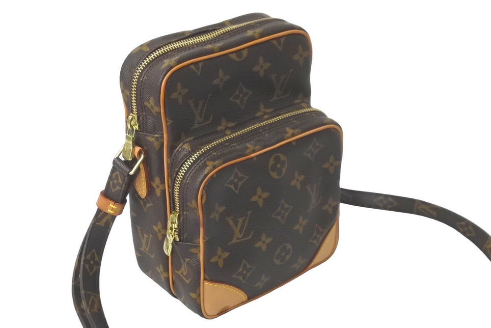 LOUIS VUITTON ルイ ヴィトン アマゾン ショルダーバッグ M45236 モノグラムキャンバス ブラウン 良品 中古 61234
