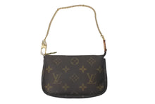 Load image into Gallery viewer, LOUIS VUITTON ルイヴィトン ミニポシェット アクセソワール アクセサリーポーチ M58009 モノグラム ブラウン 美品 中古 61236