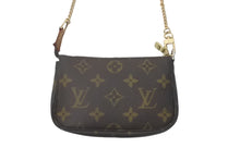 Load image into Gallery viewer, LOUIS VUITTON ルイヴィトン ミニポシェット アクセソワール アクセサリーポーチ M58009 モノグラム ブラウン 美品 中古 61236