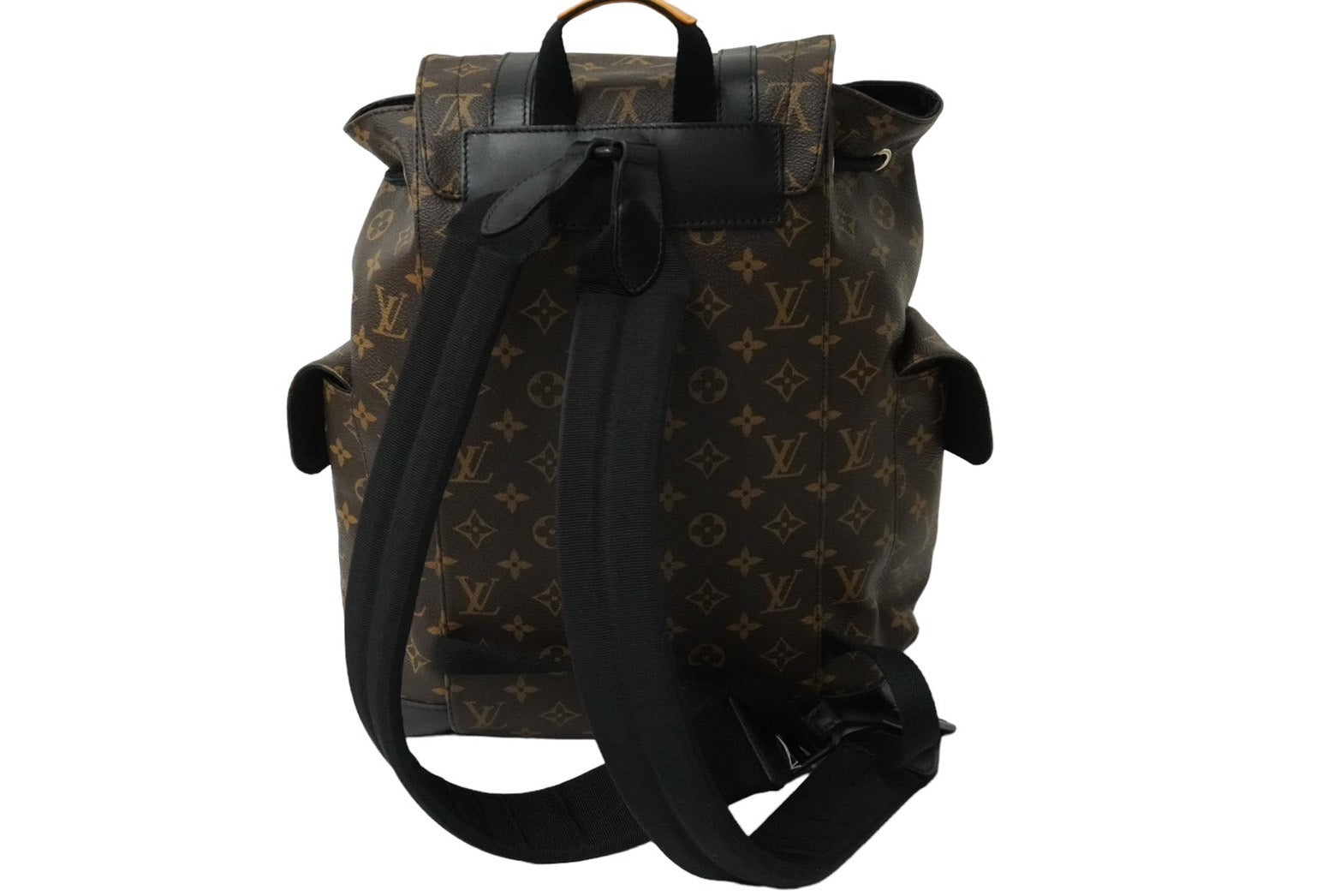 極美品 LOUIS VUITTON ルイヴィトン モノグラムマカサー クリストファーPM バックパック M46686 サフランオレンジ 中古  61397 – Casanova Vintage