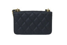 Load image into Gallery viewer, 新品同様品 CHANEL シャネル チェーンショルダーバッグ ココマーク ランダム キャビアスキン ブラック ゴールド金具 中古 61406