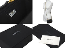 Load image into Gallery viewer, 新品同様品 CHANEL シャネル チェーンショルダーバッグ ココマーク ランダム キャビアスキン ブラック ゴールド金具 中古 61406